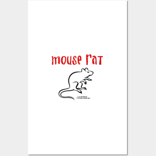 Mouse rat Posters and Art